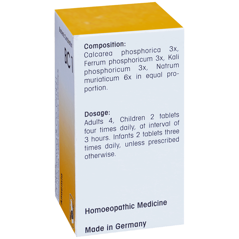 Dr. Reckeweg Bio-Combination 1 (BC 1) Tablet bottle of 20 gm Biocombination Tablet Dr. Reckeweg Bio-Combination 1 (BC 1) Tablet bottle of 20 gm Biocombination Tablet
