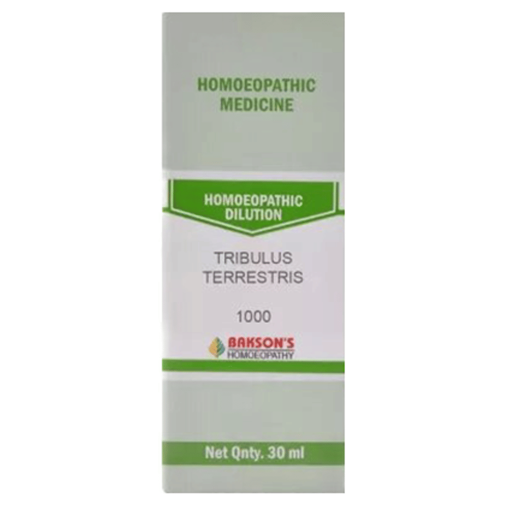Bakson's Homeopathy Tribulus Terrestris Dilution 1000 CH bottle of 30 ml Dilution