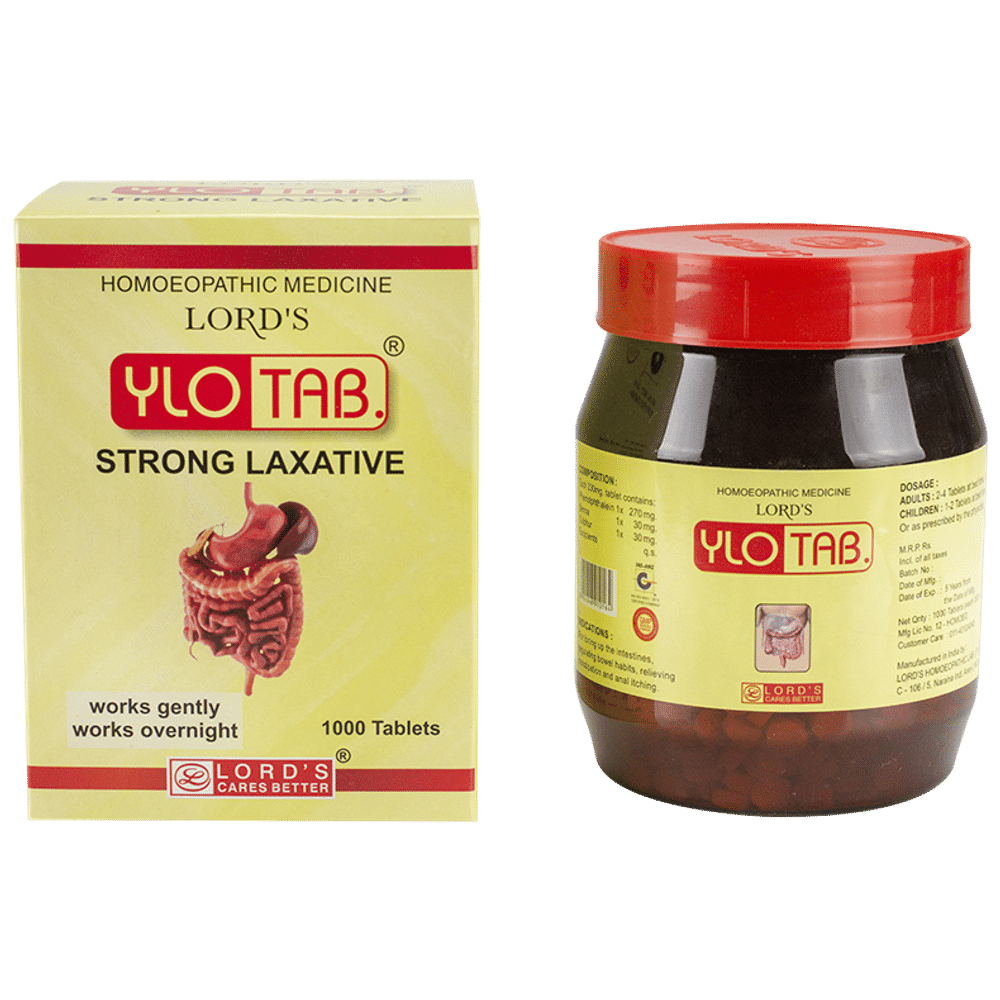 Lord's Ylo Tablet bottle of 1000 tablets