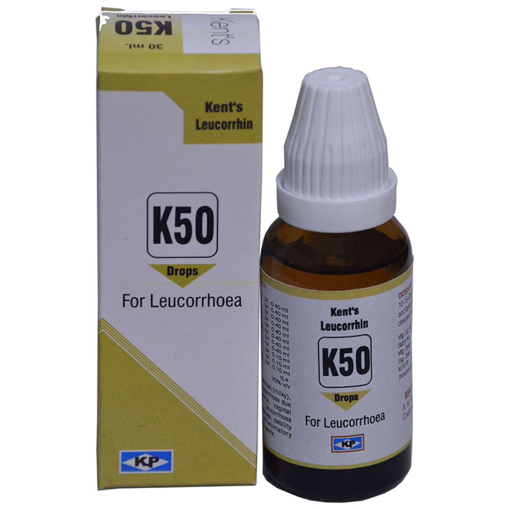 Kent's K50 Leucorrhoea Oral Drops bottle of 30 ml Oral Drops