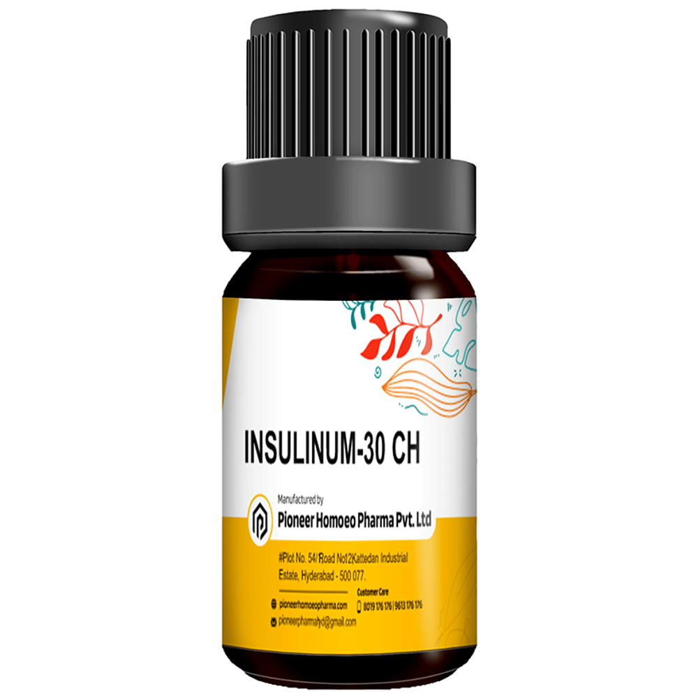 Pioneer Pharma Insulinum Globules Pellets Multidose Pills 30 CH bottle of 150 tablets