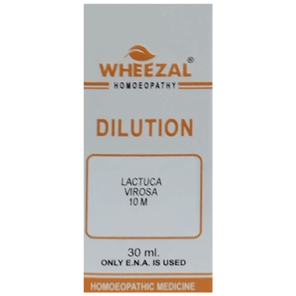 Wheezal Lactuca Virosa Dilution 10M bottle of 30 ml Dilution