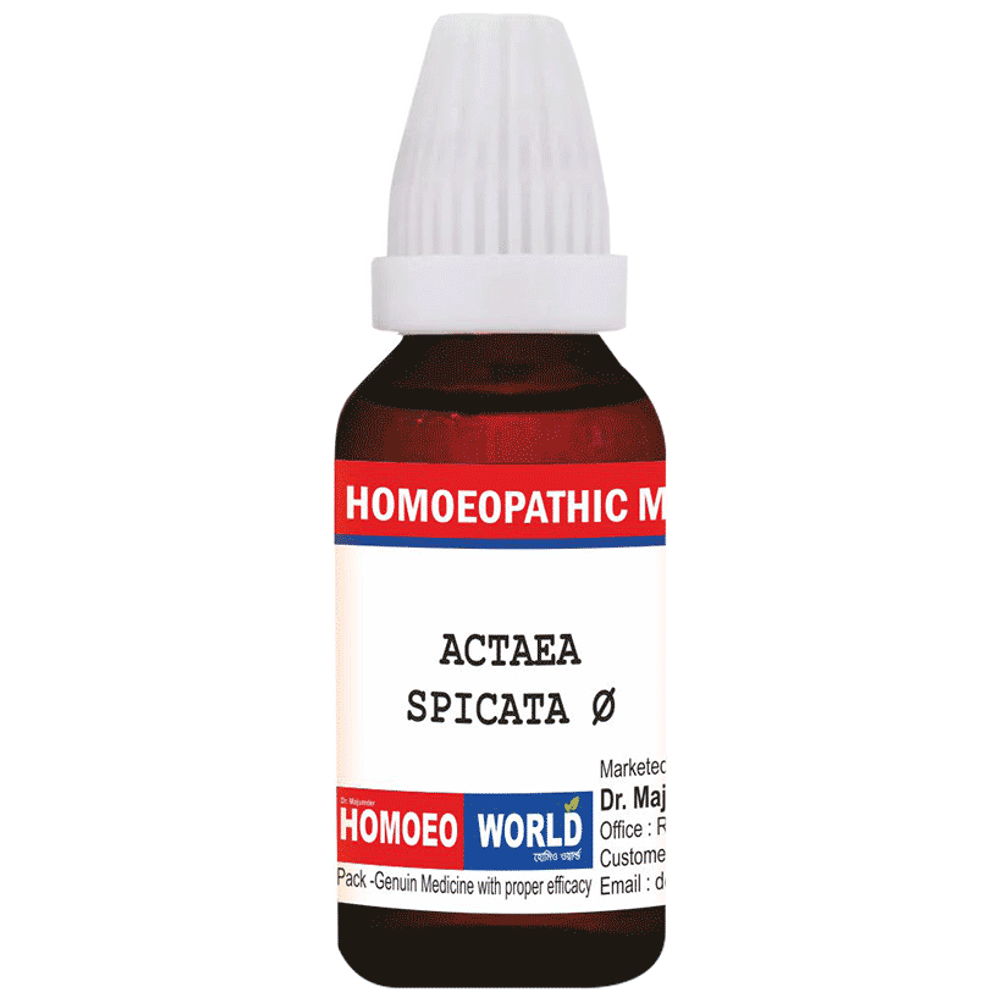 Dr. Majumder Homeo World Actaea Spicata Q Mother Tincture (30 ml Each) combo pack of 2 bottles