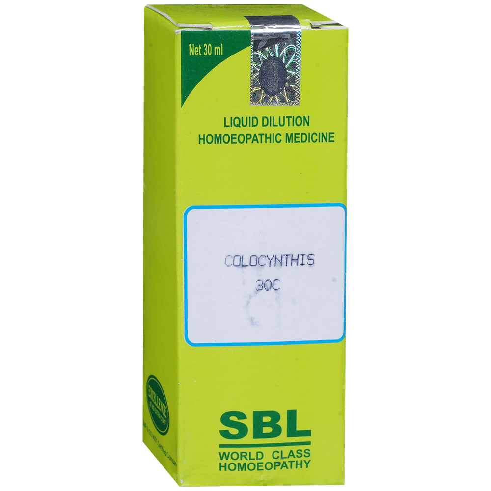 SBL Colocynthis Dilution 30 CH bottle of 30 ml Dilution SBL Colocynthis Dilution 30 CH bottle of 30 ml Dilution