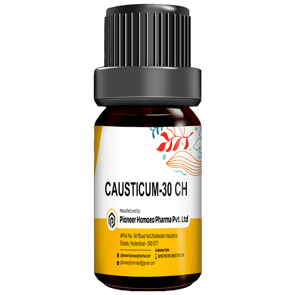 Pioneer Pharma Causticum  Globules Pellets Multidose Pills 30 CH bottle of 150 tablets