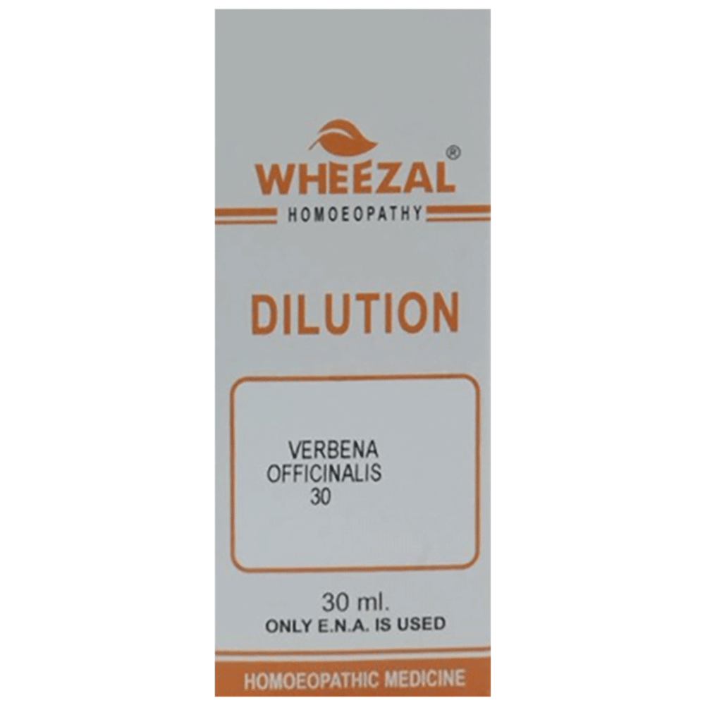 Wheezal Verbena Officinalis Dilution 30 bottle of 30 ml Dilution
