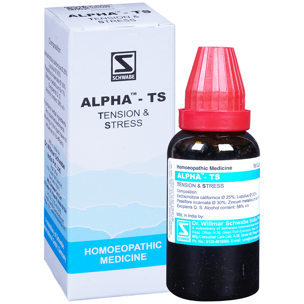 Dr Willmar Schwabe India Alpha - TS Drop bottle of 30 ml Drop