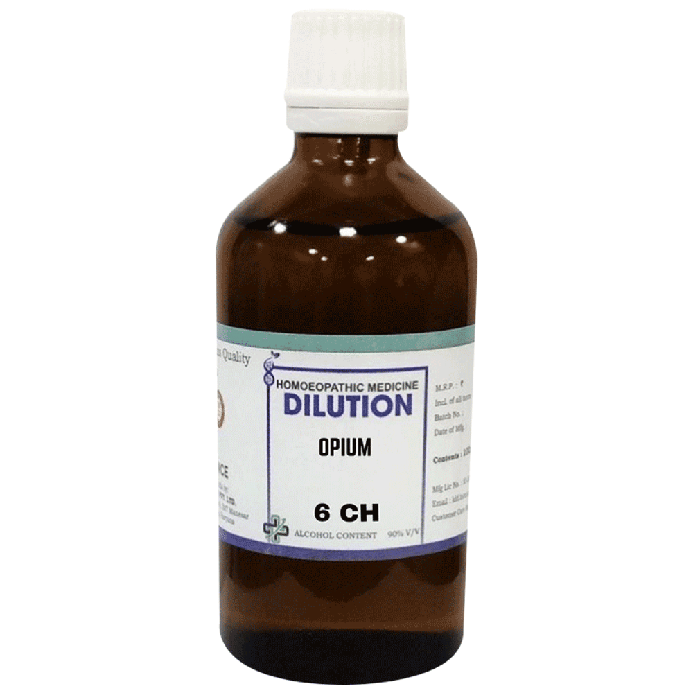 LDD Bioscience Opium Dilution 6 CH bottle of 100 ml Dilution