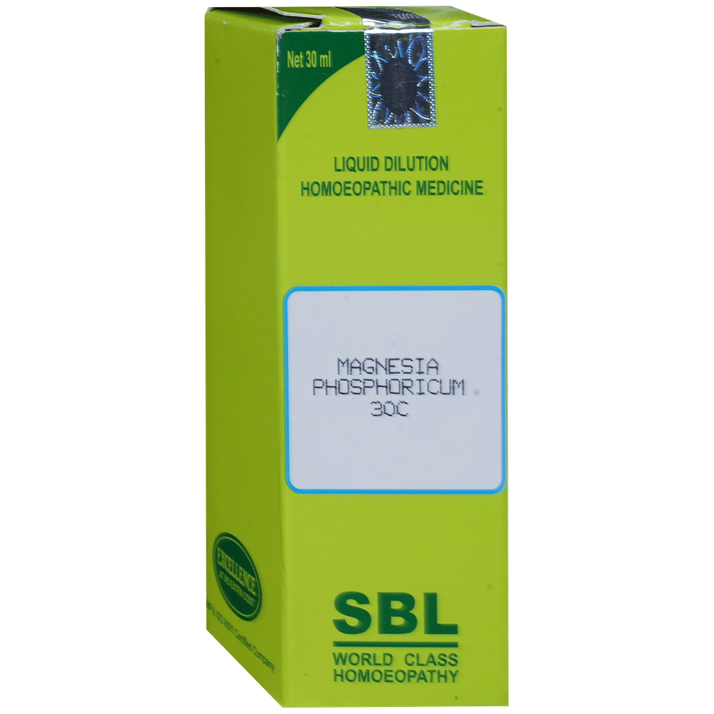 SBL Magnesia Phosphoricum Dilution 30 CH bottle of 30 ml Dilution SBL Magnesia Phosphoricum Dilution 30 CH bottle of 30 ml Dilution