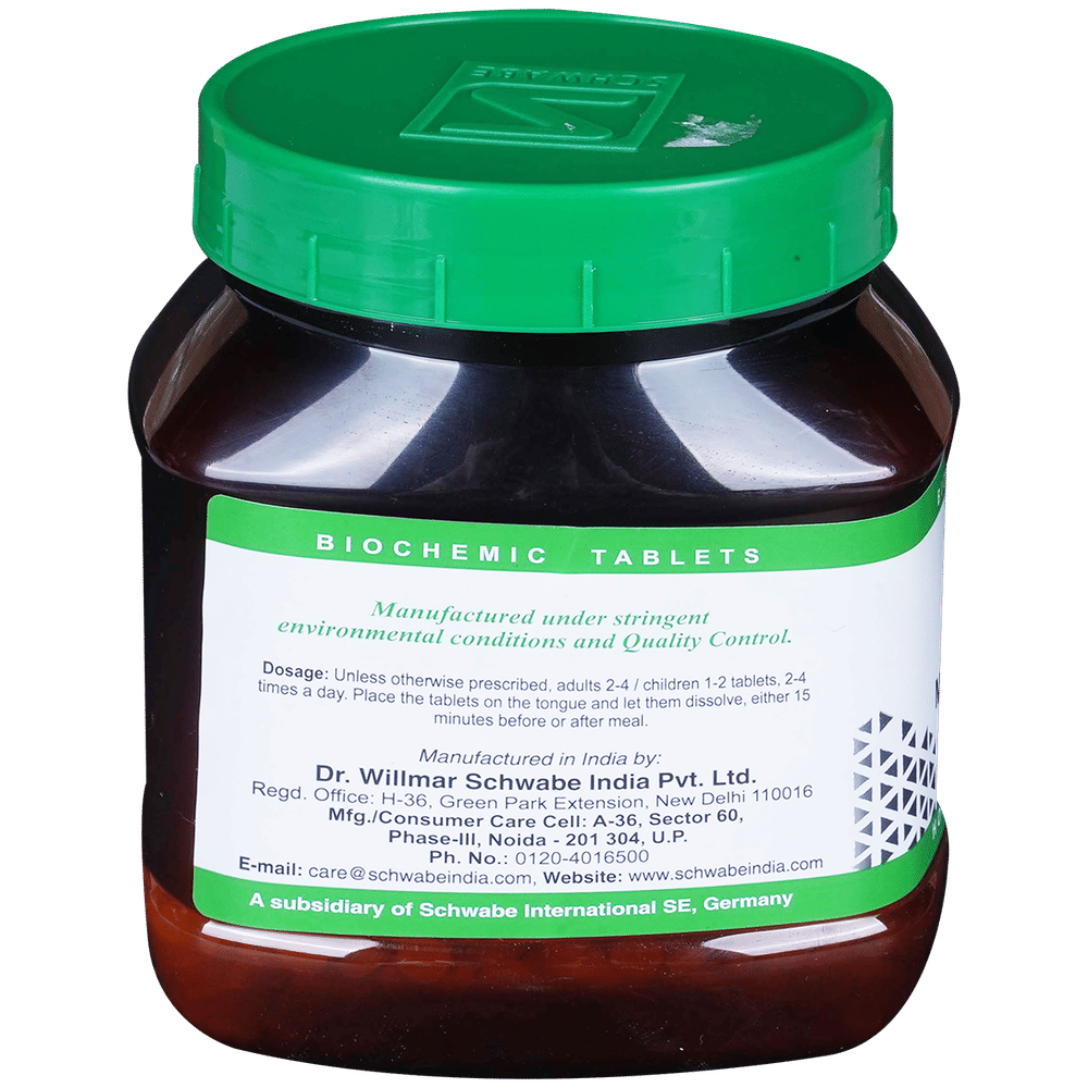 Dr Willmar Schwabe India Magnesia Phosphoricum Biochemic Tablet 6X bottle of 550 gm Biochemic Tablet