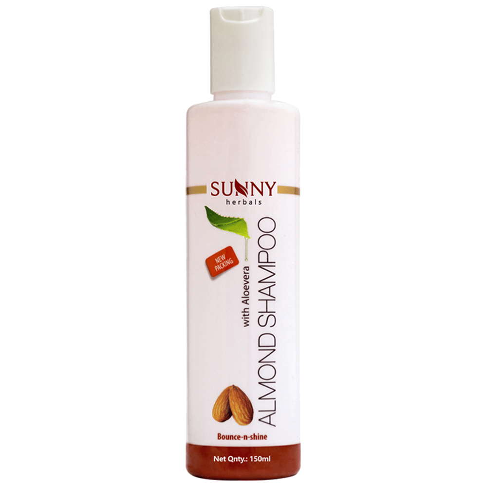Sunny Herbals Almond Shampoo bottle of 150 ml Shampoo