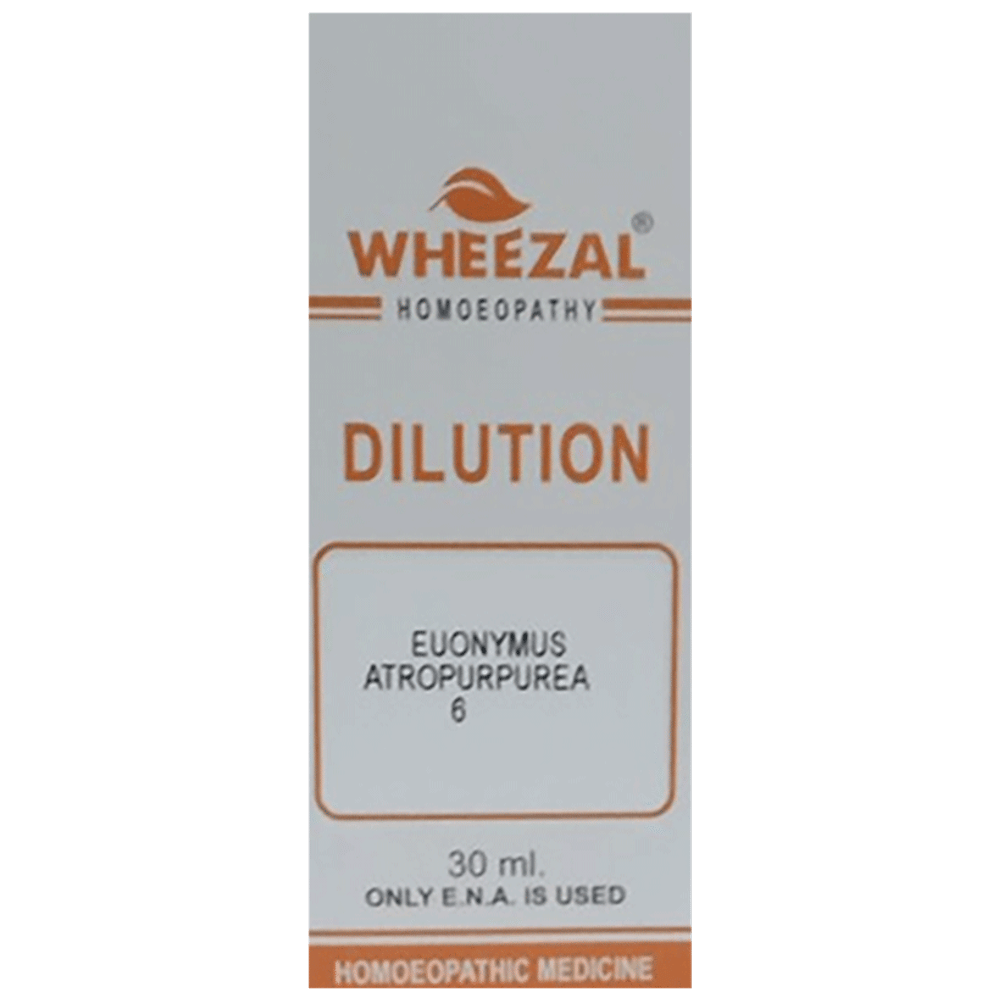 Wheezal Euonymus Atropurpurea Dilution 6 bottle of 30 ml Dilution