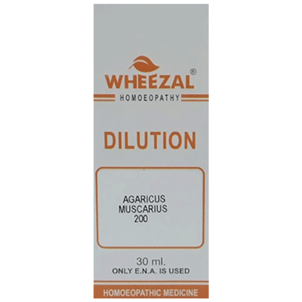Wheezal Agricus Mus. Dilution 200 bottle of 30 ml Dilution