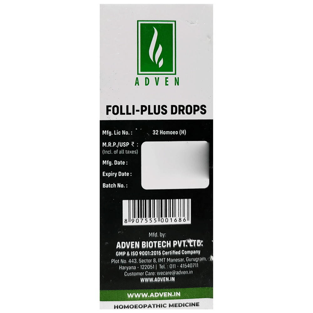 Adven Folli-Plus External Drop bottle of 30 ml Drop
