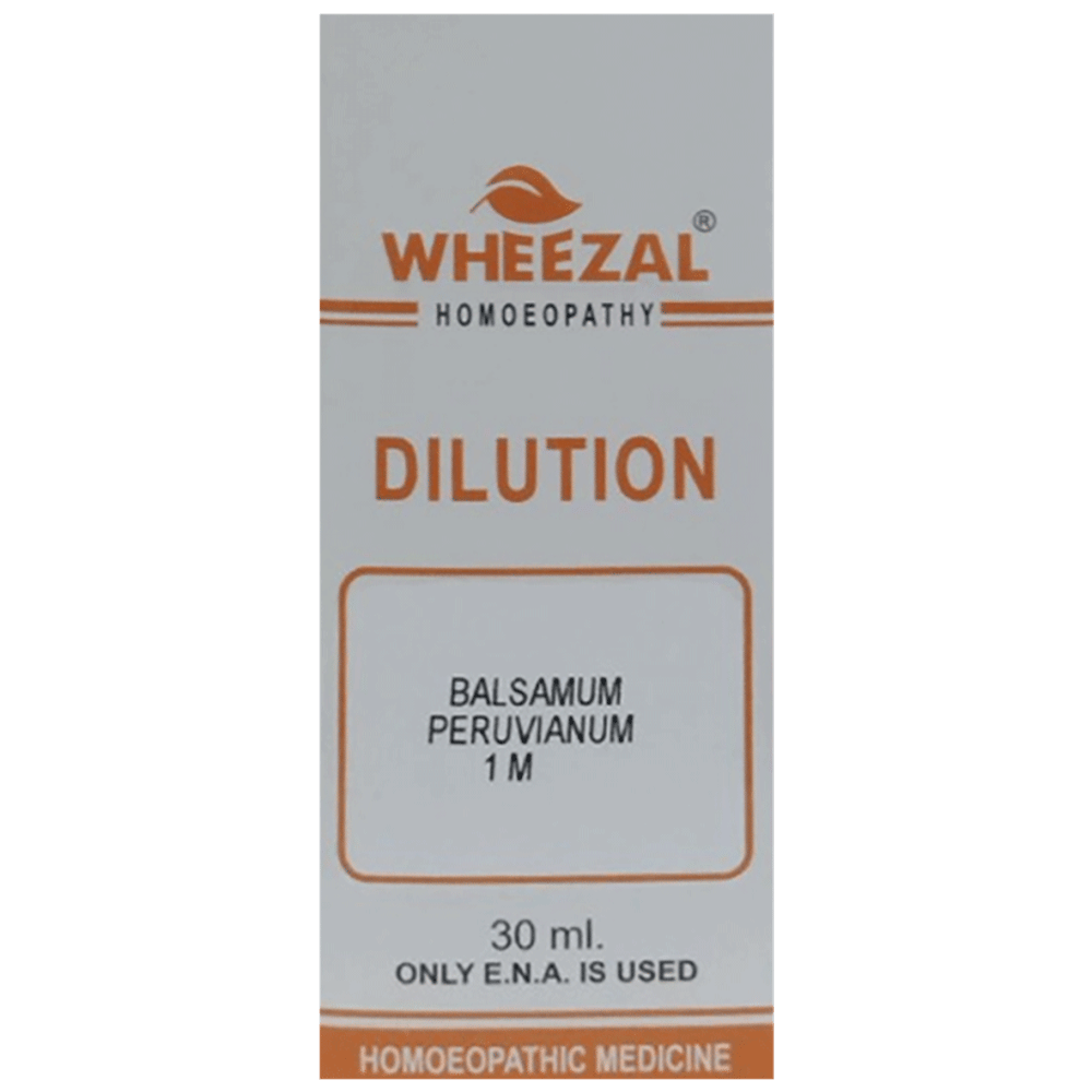 Wheezal Balsum Peru Dilution 1M bottle of 30 ml Dilution
