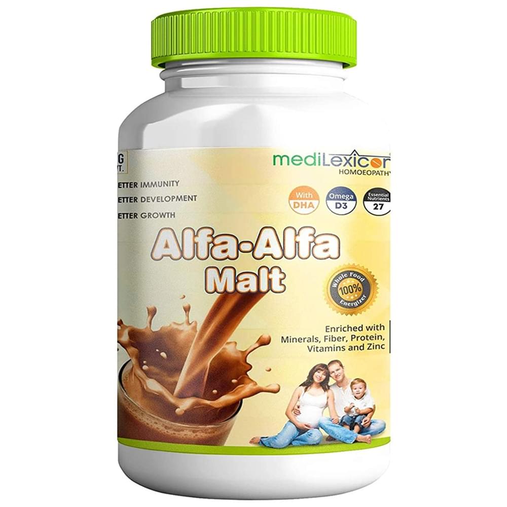 Medilexicon Alfa-Alfa Malt jar of 250 gm Paste