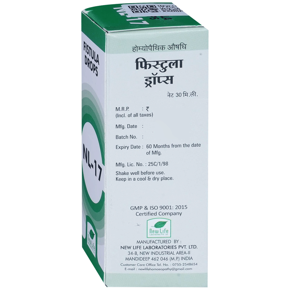 New Life NL 17 Fistula Drop bottle of 30 ml Drop