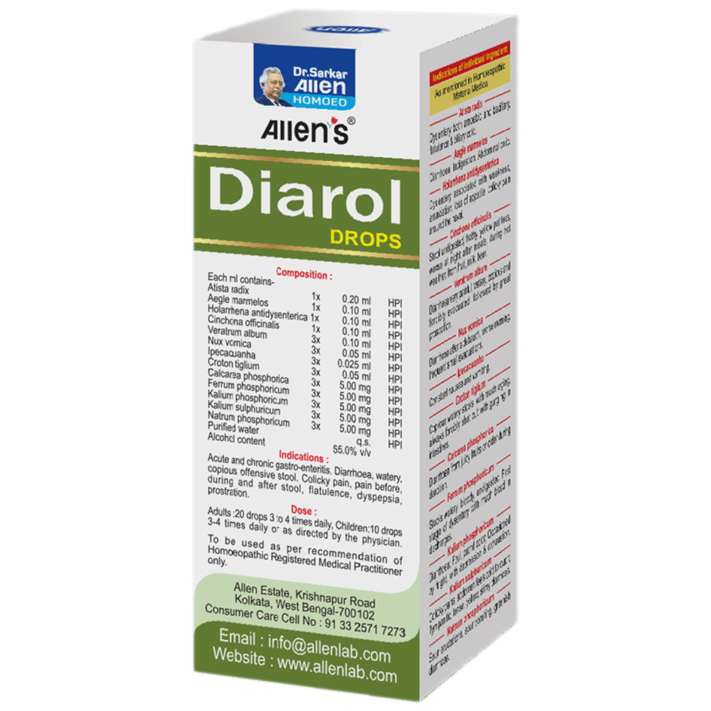 Allen's Diarol Drop (30ml Each) combo pack of 2 bottles Allen's Diarol Drop (30ml Each) combo pack of 2 bottles