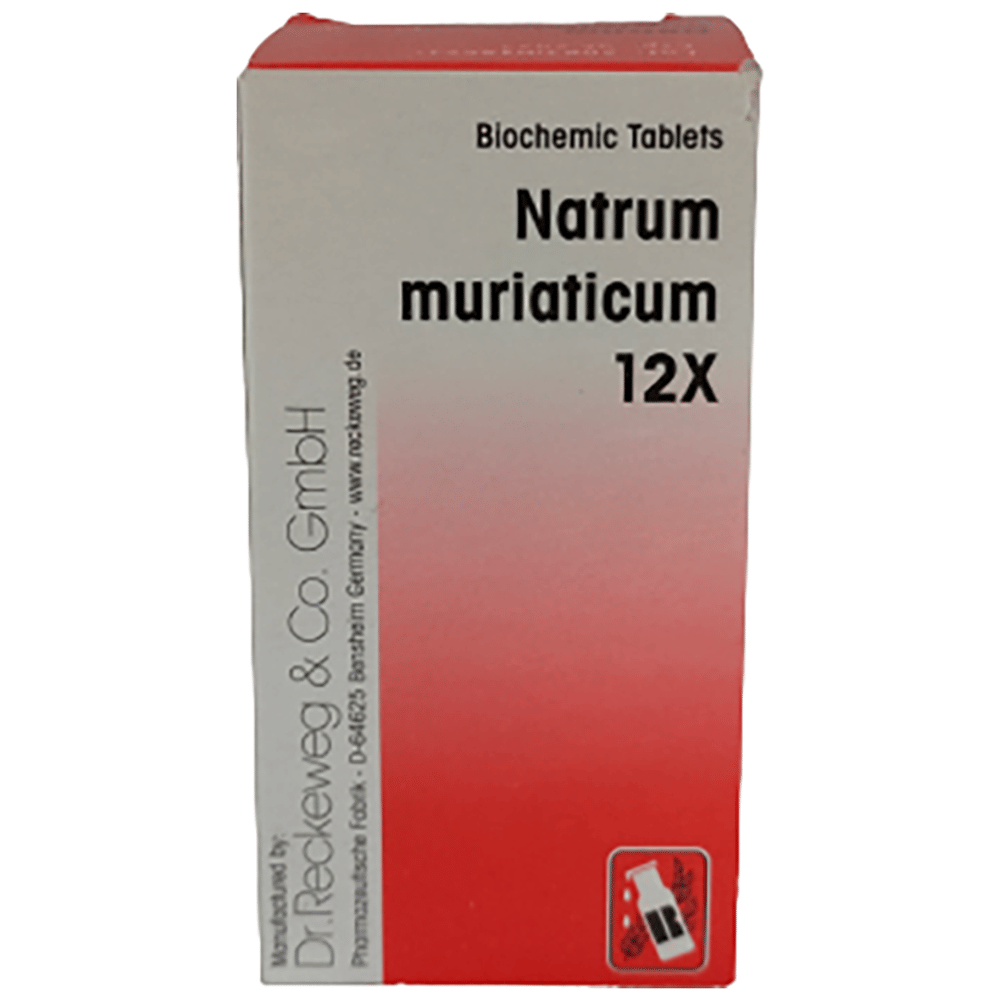 Dr Reckeweg &Co.gmbH Natrum Muriaticum Biochemic Tablet 12X bottle of 20 gm Biochemic Tablet