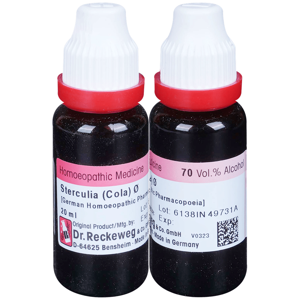 Dr. Reckeweg Sterculia Mother Tincture Q bottle of 20 ml Mother Tincture