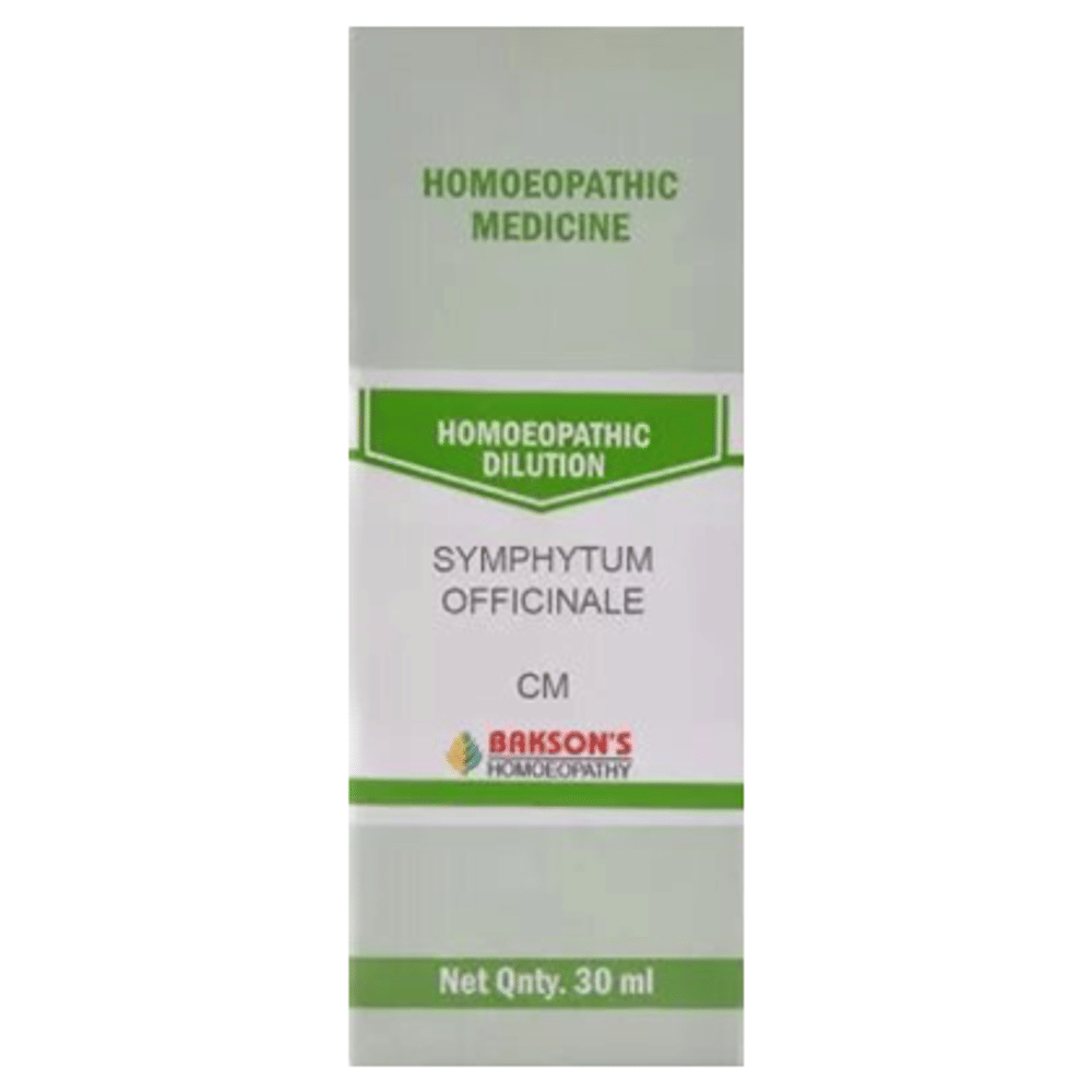 Bakson's Homeopathy Symphytum Officinale Dilution CM bottle of 30 ml Dilution
