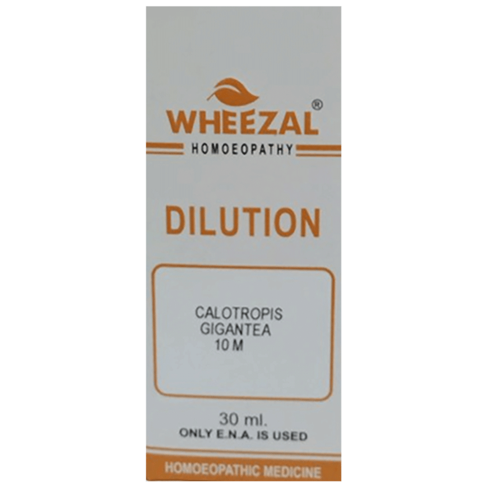 Wheezal Calotropis Gigantea Dilution 10M bottle of 30 ml Dilution