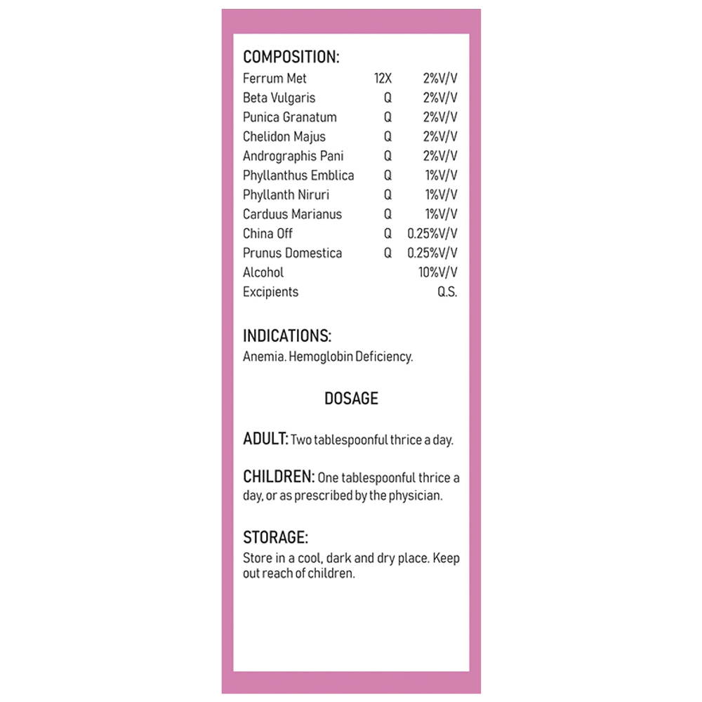 Dr Kushwah's H 10 Iron Tonic Sugar Free bottle of 225 ml Tonic Dr Kushwah's H 10 Iron Tonic Sugar Free bottle of 225 ml Tonic