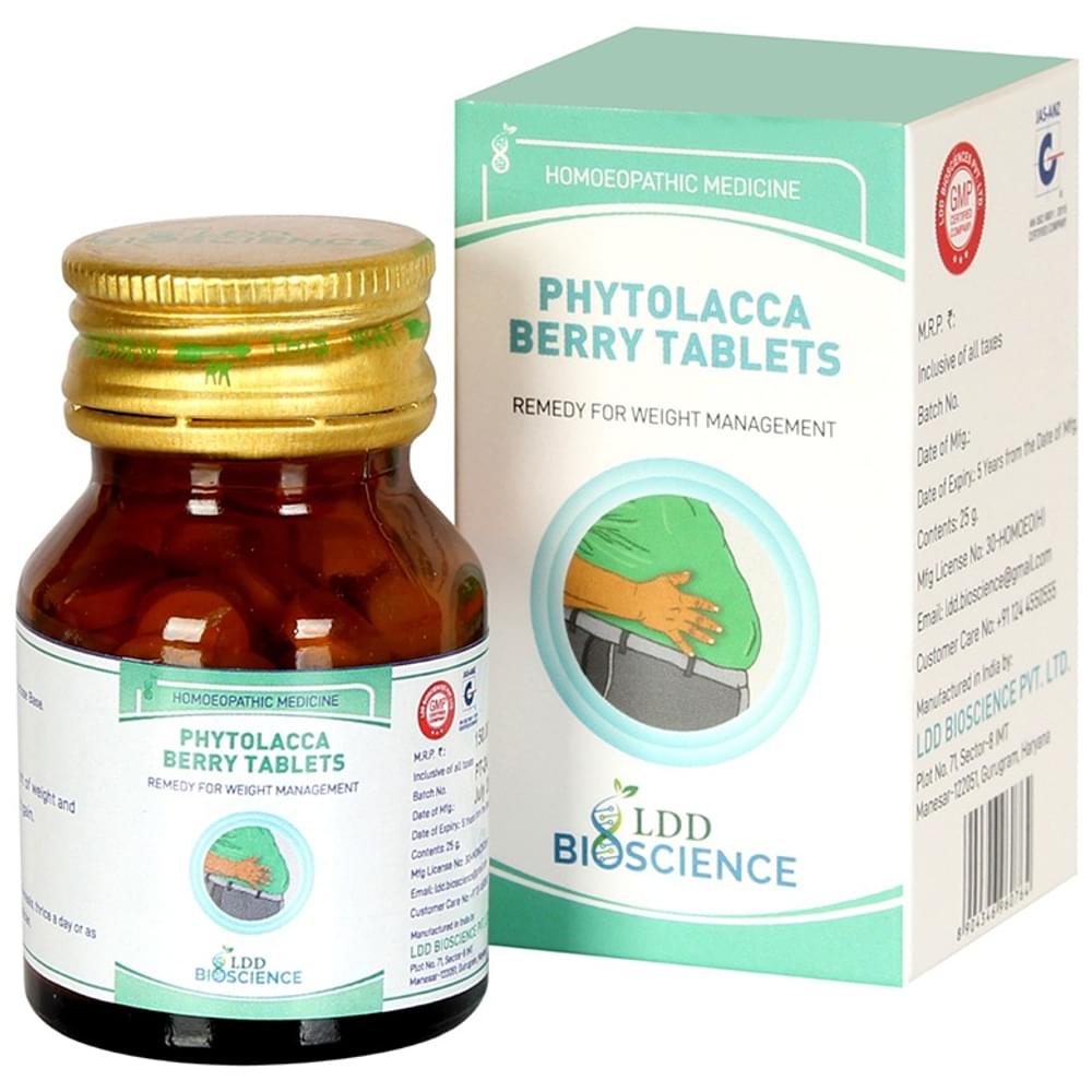 LDD Bioscience Phytolacca Berry Tablet bottle of 25 gm Tablet