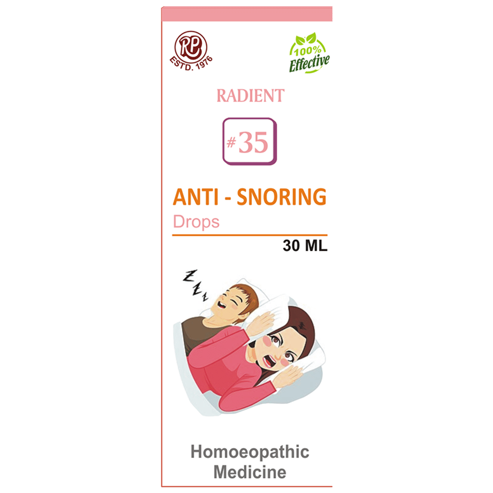 Radient #35 Anti-Snoring Drops bottle of 30 ml Oral Drops