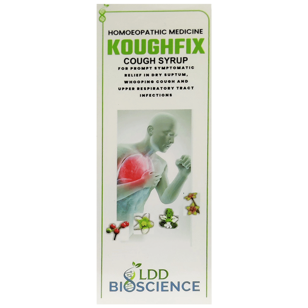 LDD Bioscience Koughfix Cough Syrup bottle of 450 ml Syrup
