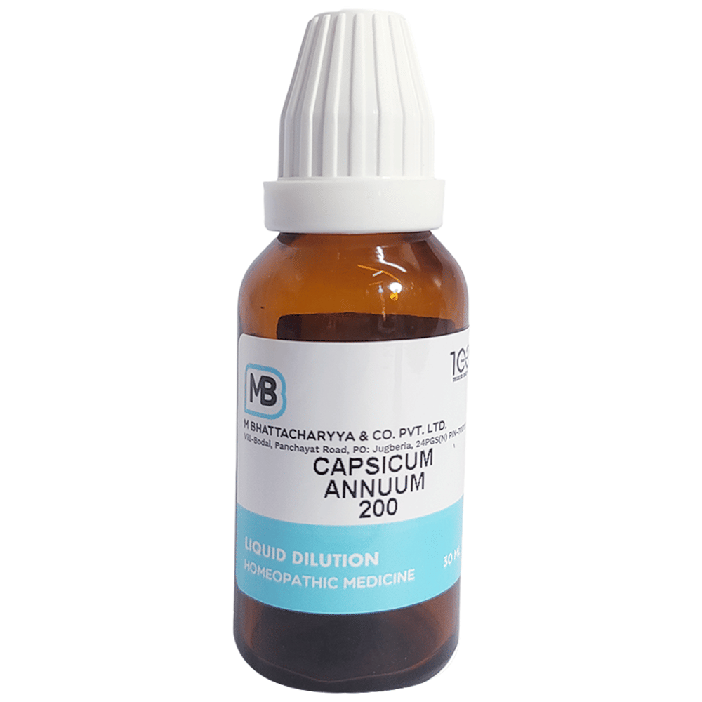 MB Capsicum Annuum Dilution 200 bottle of 30 ml Dilution MB Capsicum Annuum Dilution 200 bottle of 30 ml Dilution