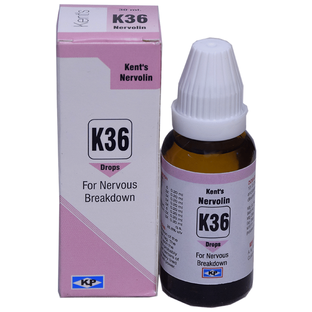 Kent's K36 Nervous Breakdown Oral Drops bottle of 30 ml Oral Drops