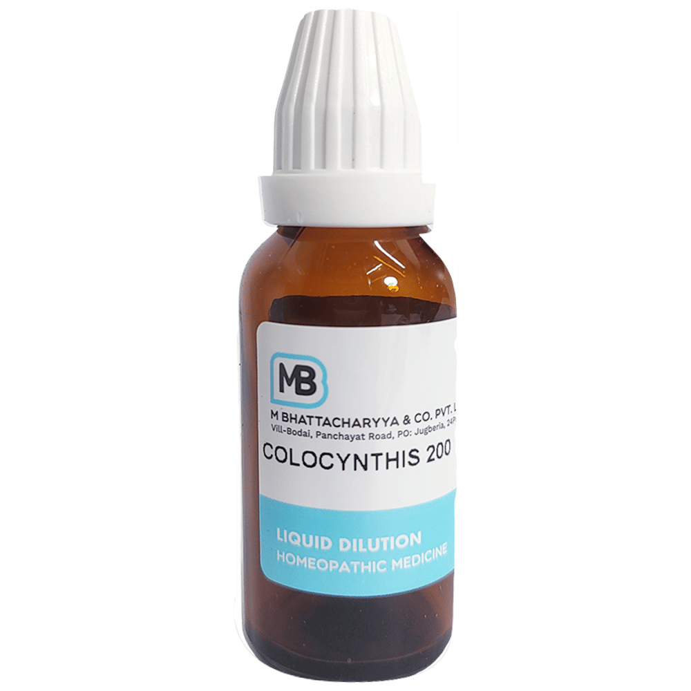 MB Colocynthis Dilution 200 bottle of 30 ml Dilution MB Colocynthis Dilution 200 bottle of 30 ml Dilution