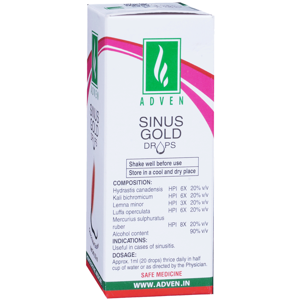Adven Sinus-Gold Drop bottle of 30 ml Drop