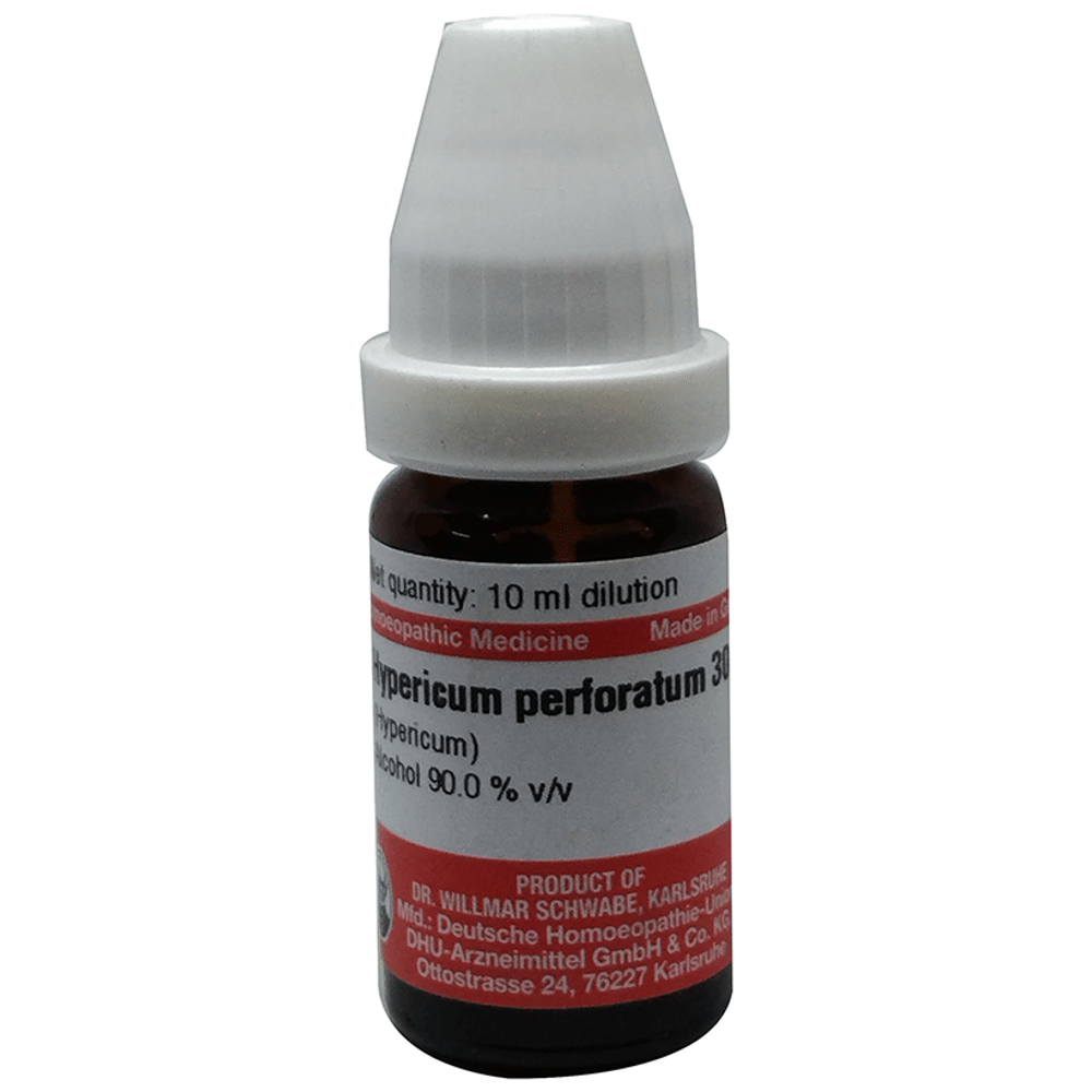 Dr Willmar Schwabe Germany Hypericum Perforatum Dilution 30 bottle of 10 ml Dilution