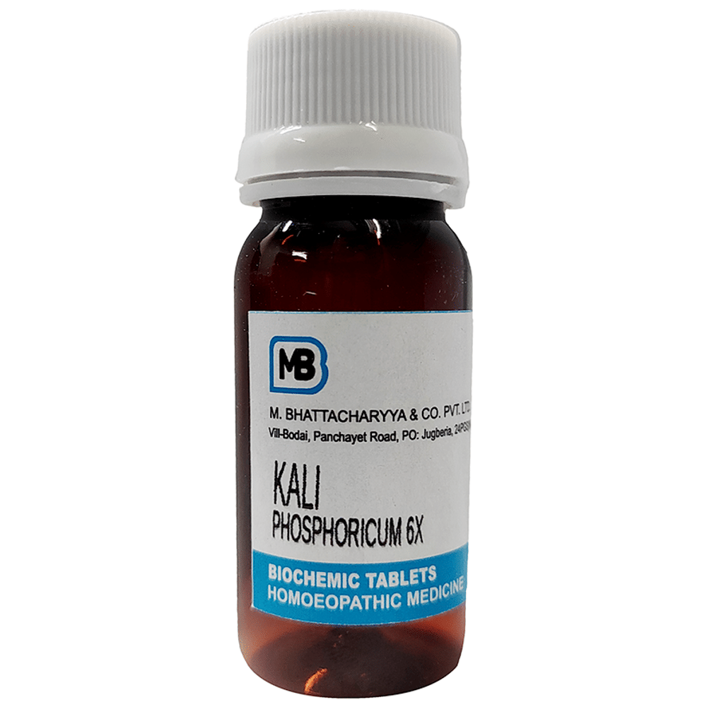 MB Kali Phosphoricum Tablet 6X bottle of 25 gm Tablet MB Kali Phosphoricum Tablet 6X bottle of 25 gm Tablet