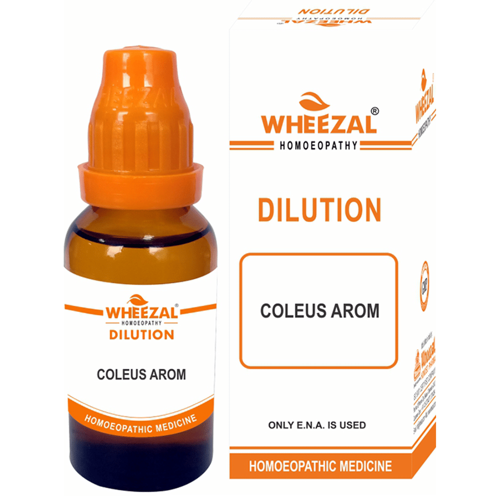 Wheezal Coleus Arom Dilution 30 bottle of 30 ml Dilution Wheezal Coleus Arom Dilution 30 bottle of 30 ml Dilution