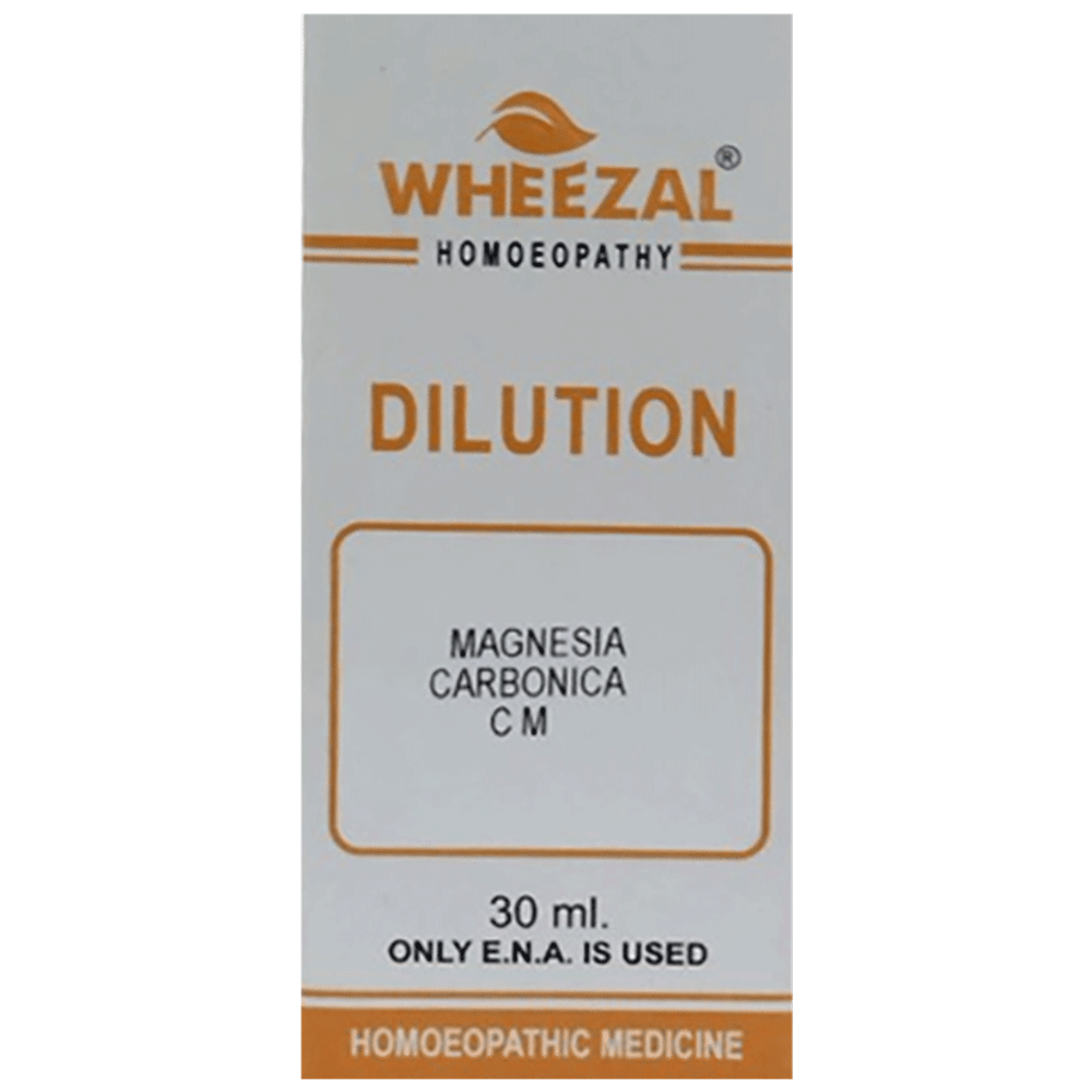 Wheezal Magnesia Carbonicum Dilution CM bottle of 30 ml Dilution