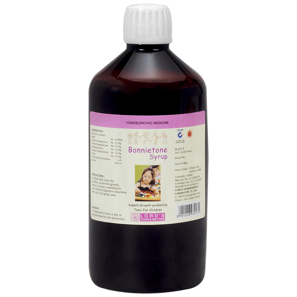 Lord's Bonnietone Syrup bottle of 450 ml Syrup