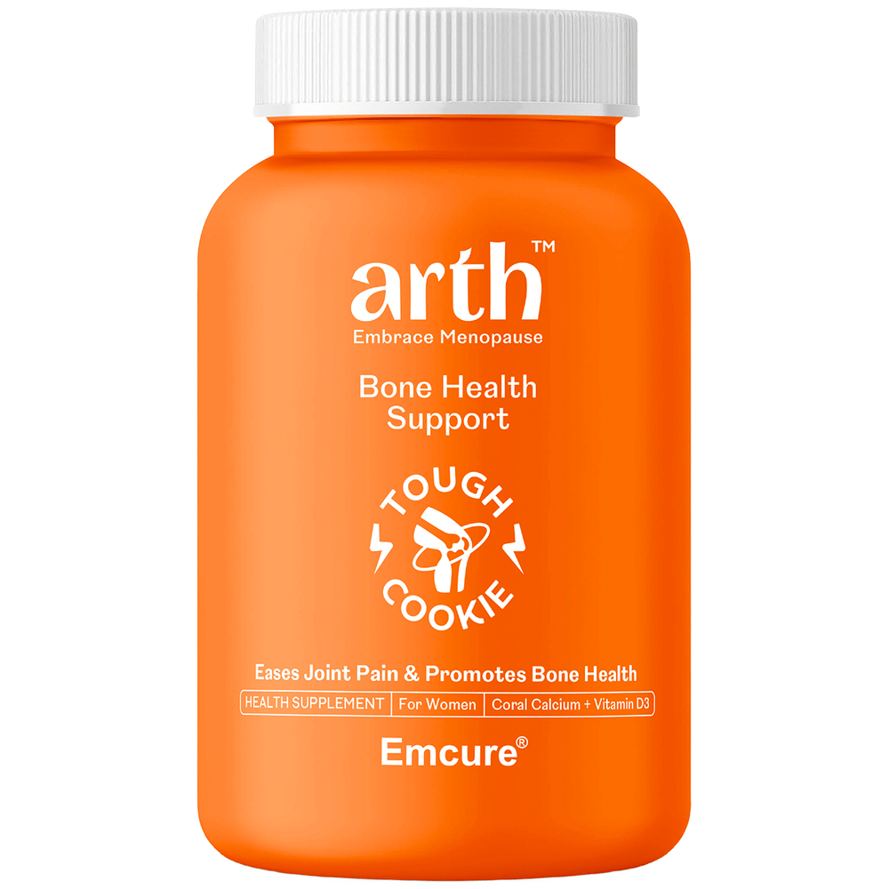 Arth Bone Health Support Tablet | Coral Calcium and Vitamin D3 for Strong Bones bottle of 60 tablets