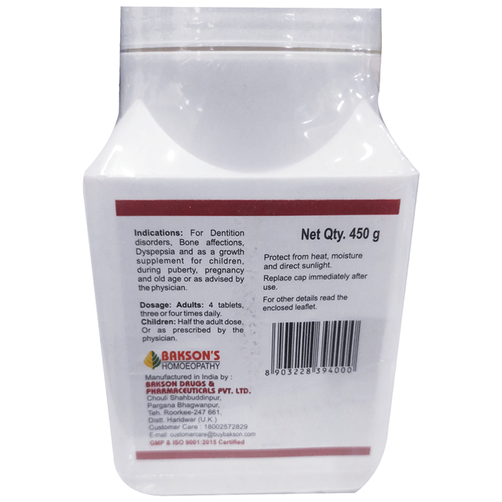 Bakson's Homeopathy Calcarea Phosphorica Biochemic Tablet 6X bottle of 450 gm Biochemic Tablet Bakson's Homeopathy Calcarea Phosphorica Biochemic Tablet 6X bottle of 450 gm Biochemic Tablet