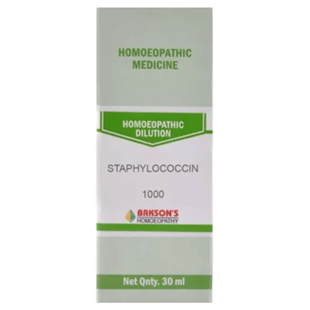 Bakson's Homeopathy Staphylococcin Dilution 1000 CH bottle of 30 ml Dilution
