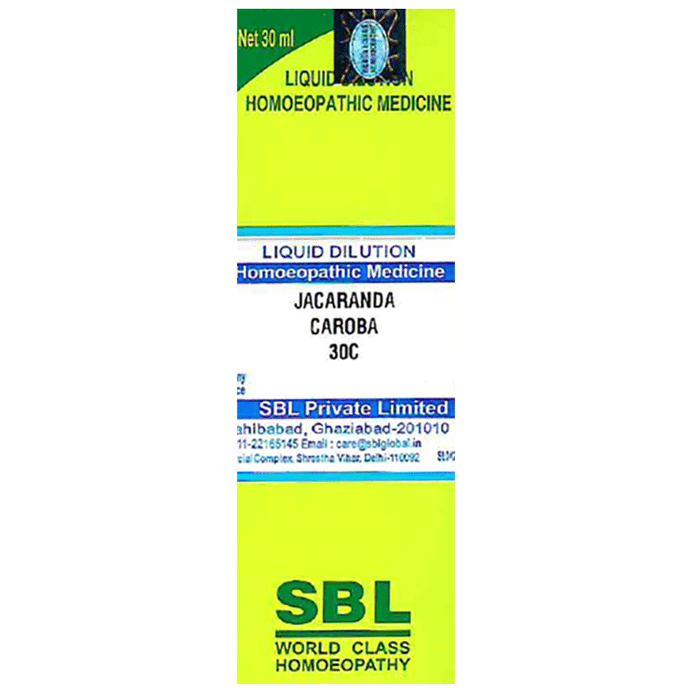 SBL Jacaranda Dilution 30 CH bottle of 30 ml Dilution