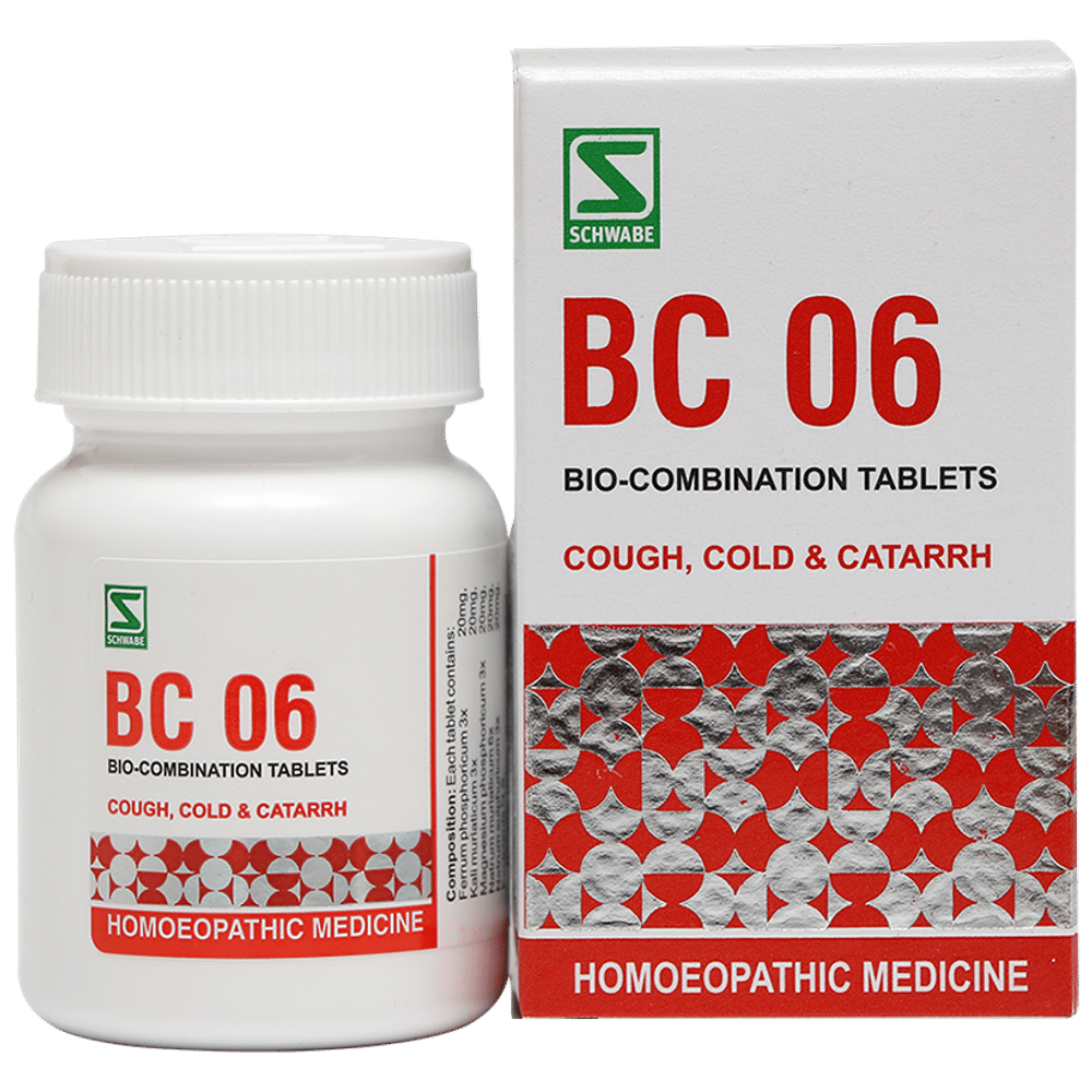 Dr Willmar Schwabe India Bio-Combination 06 (BC 06) Tablet bottle of 25 gm Biocombination Tablet