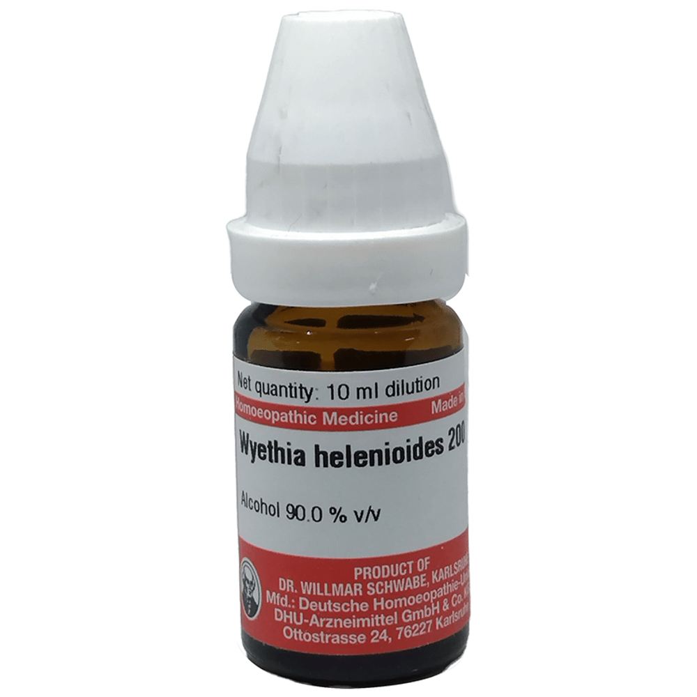 Dr Willmar Schwabe Germany Wyethia Helenioides  Dilution 200 bottle of 10 ml Dilution