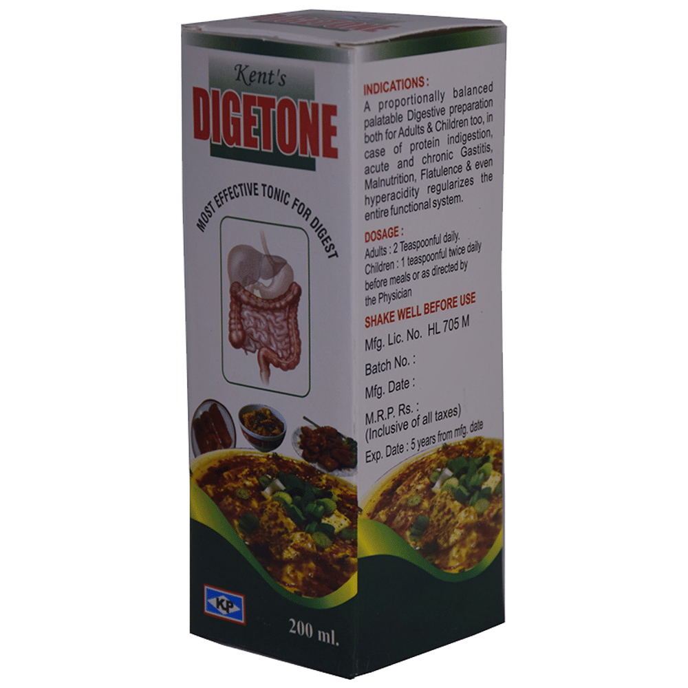 Kent's Digetone bottle of 200 ml Tonic