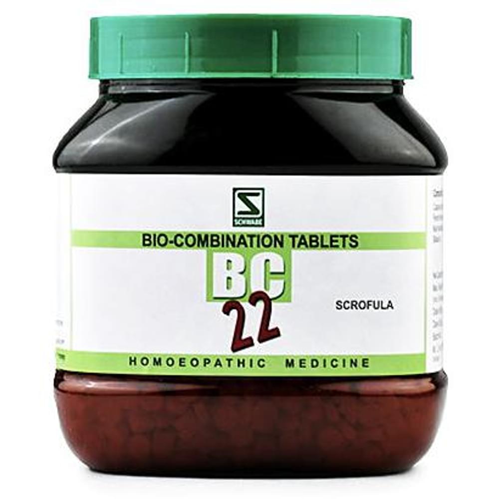 Dr Willmar Schwabe India Bio-Combination 22 (BC 22) Tablet bottle of 550 gm Biocombination Tablet