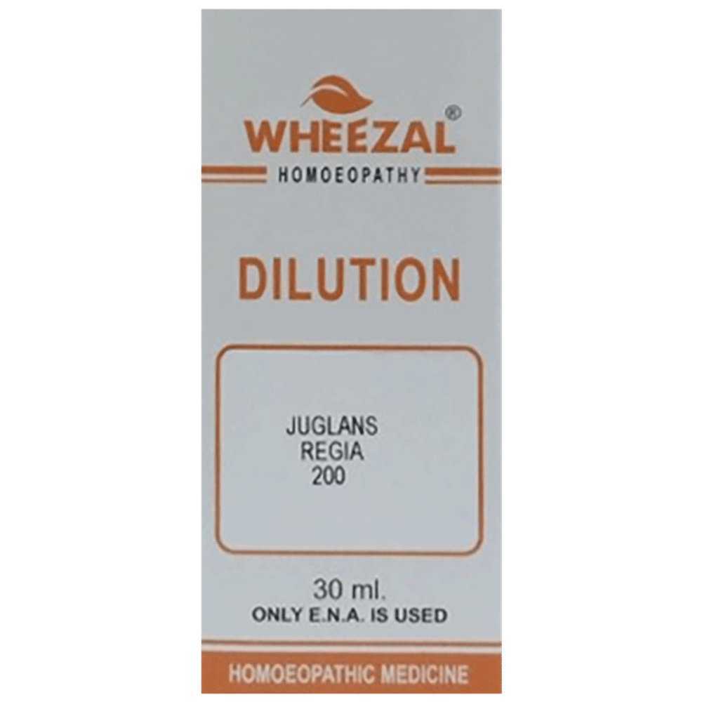 Wheezal Juglans R Dilution 200 bottle of 30 ml Dilution