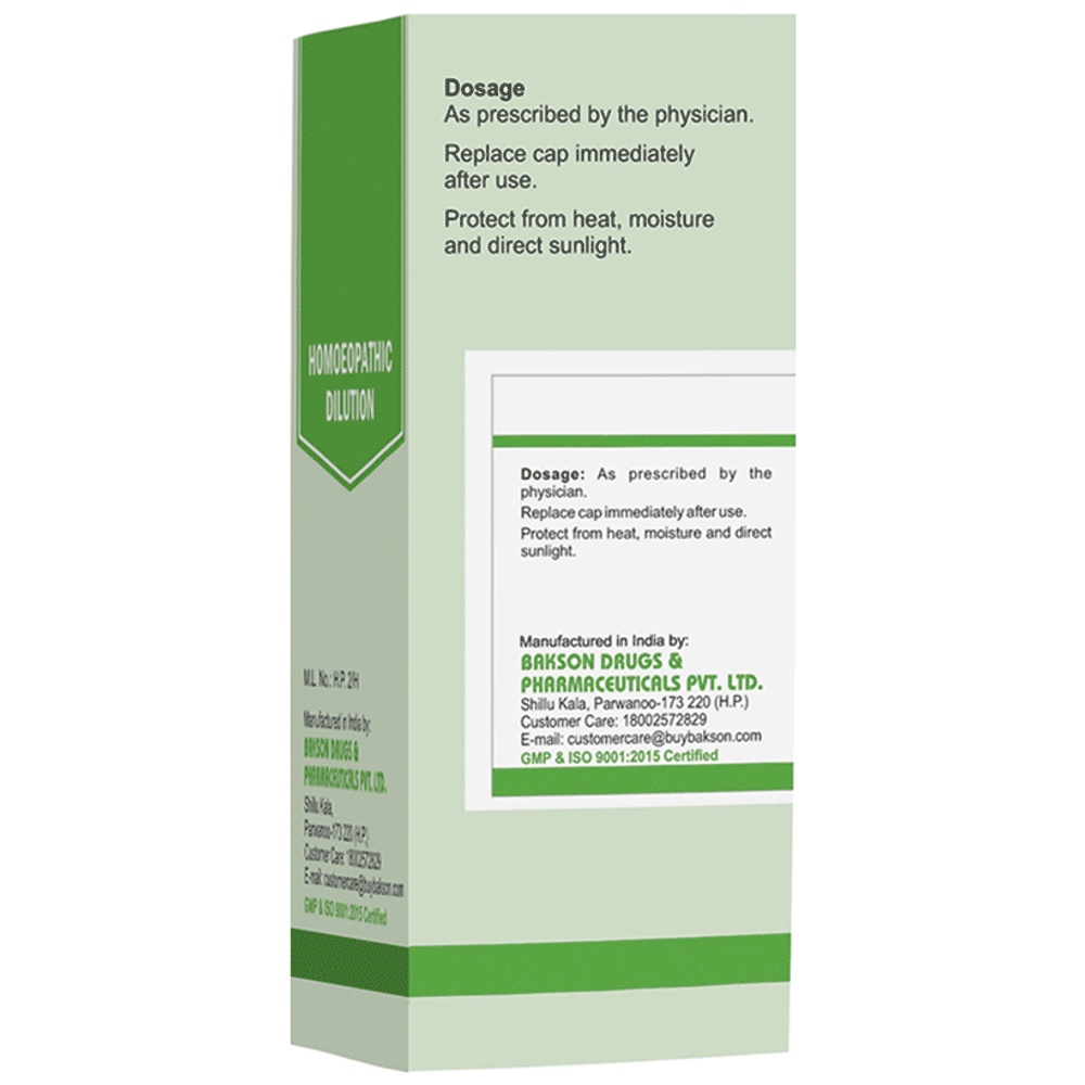 Bakson's Homeopathy Elaterium Dilution 30 bottle of 30 ml Dilution