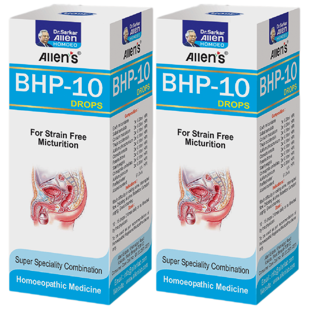 Allen's BHP-10 Drops (30ml Each) combo pack of 2 bottles
